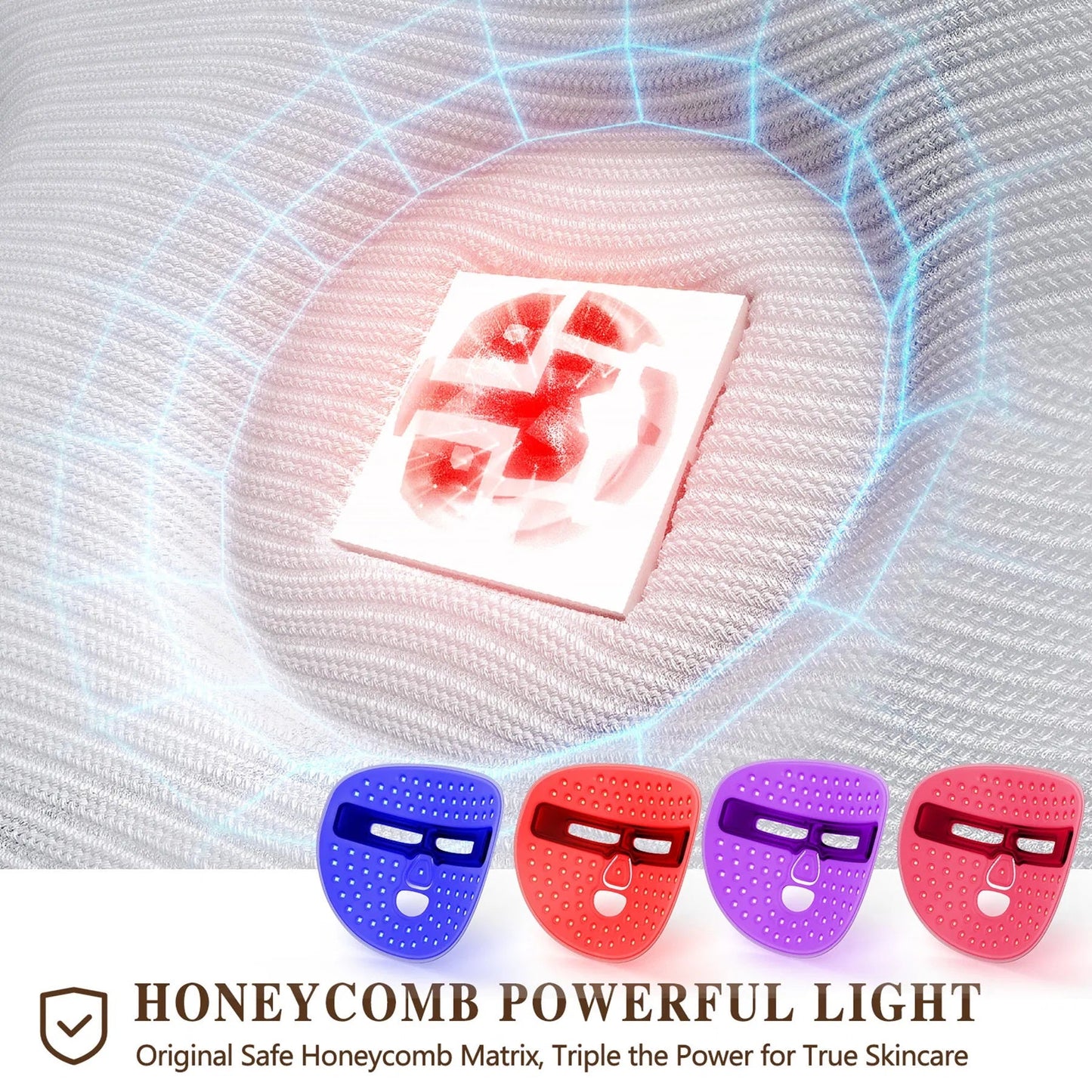 Hello Face LED maska s červeným světlem | Verela Light - produktová fotografie