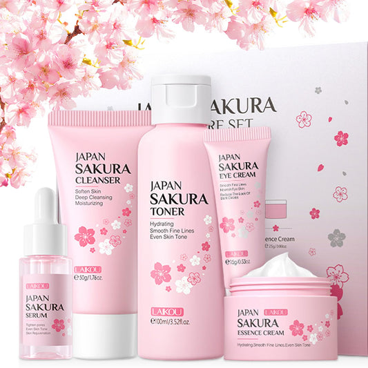 Verela Sakura skincare set - produktová fotografie