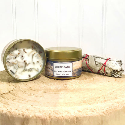 Sójová svíčka White Sage - produktová fotografie