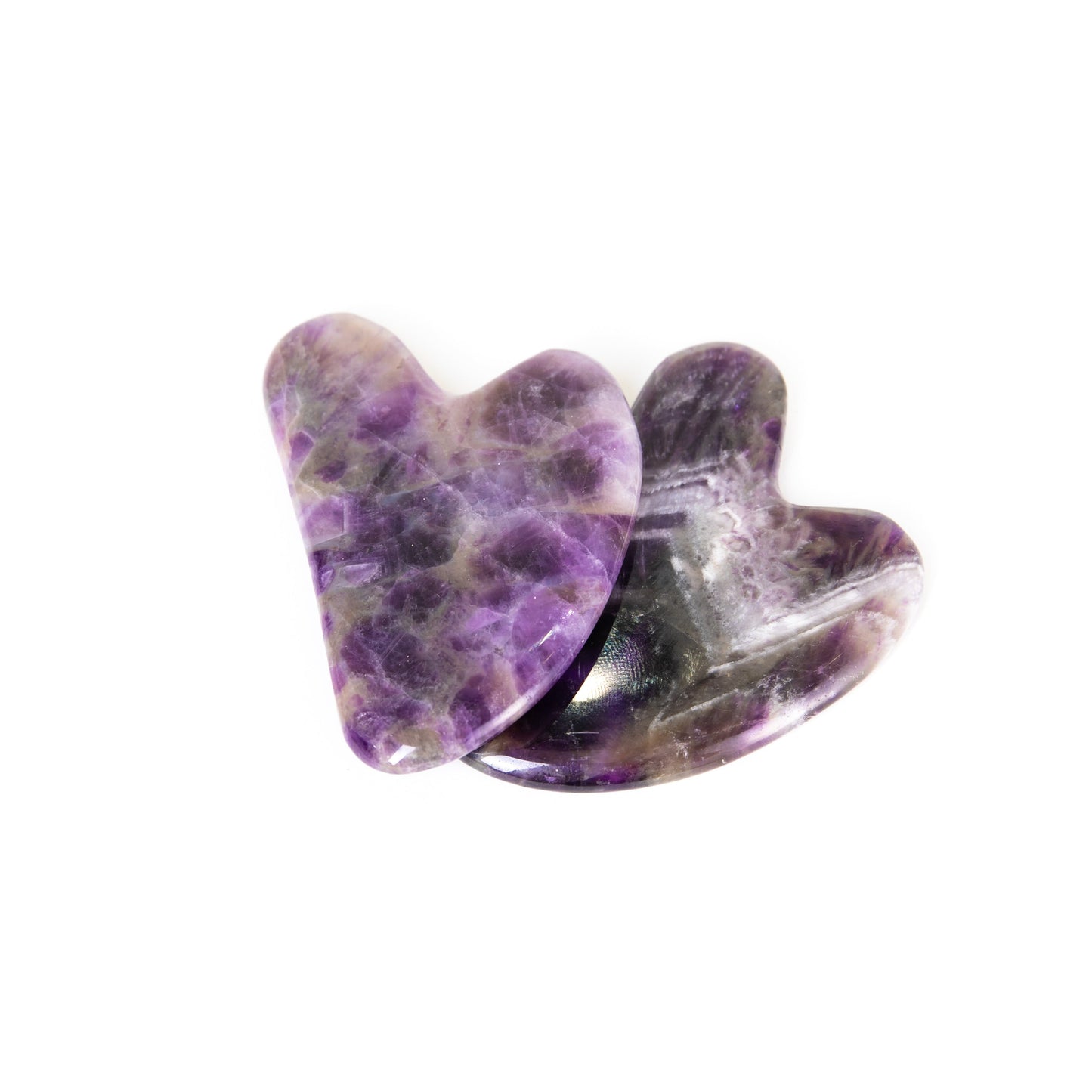 Verela Amethyst Gua Sha kámen - produktová fotografie