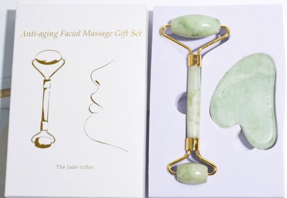Verela Jade Roller & Gua Sha set - produktová fotografie