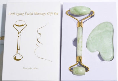 Verela Jade Roller & Gua Sha set - produktová fotografie