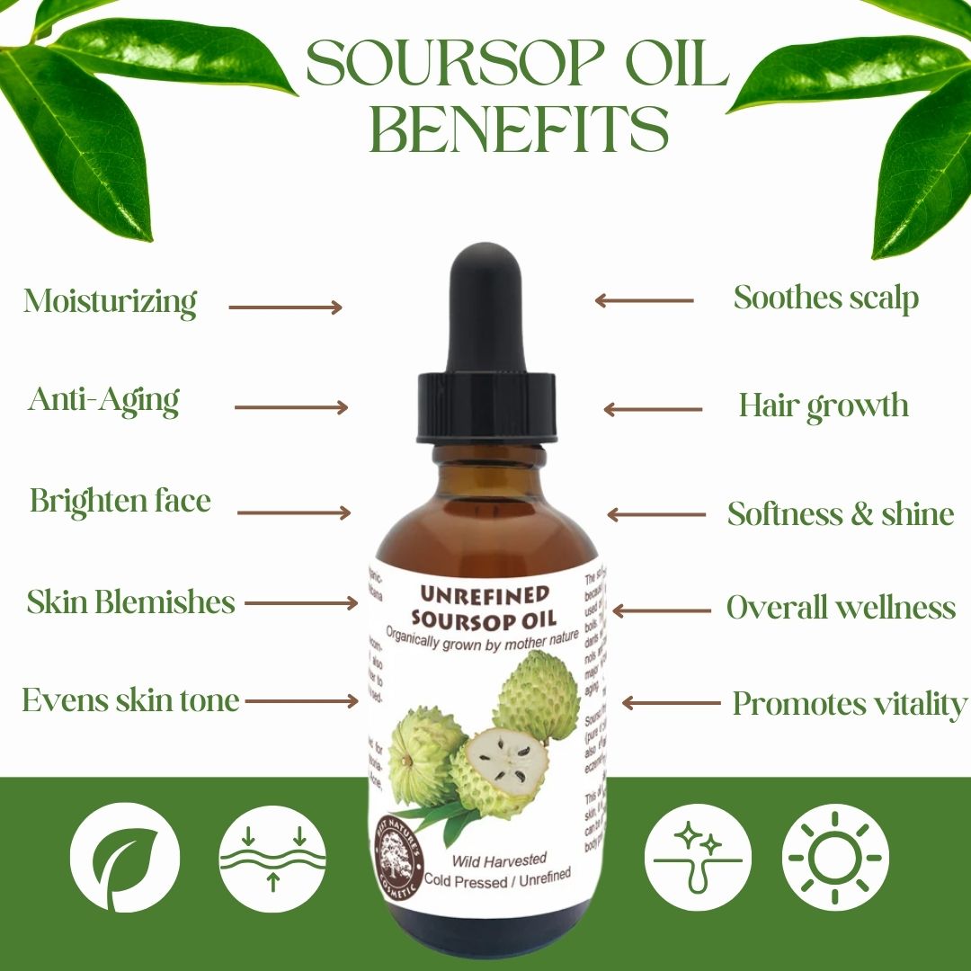 Organický soursop olej - produktová fotografie