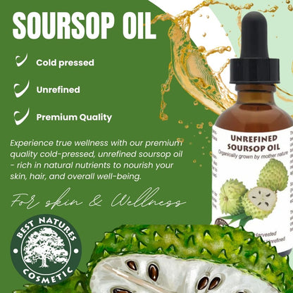 Organický soursop olej - produktová fotografie