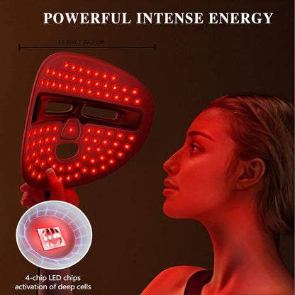 Hello Face LED maska s červeným světlem | Verela Light - produktová fotografie